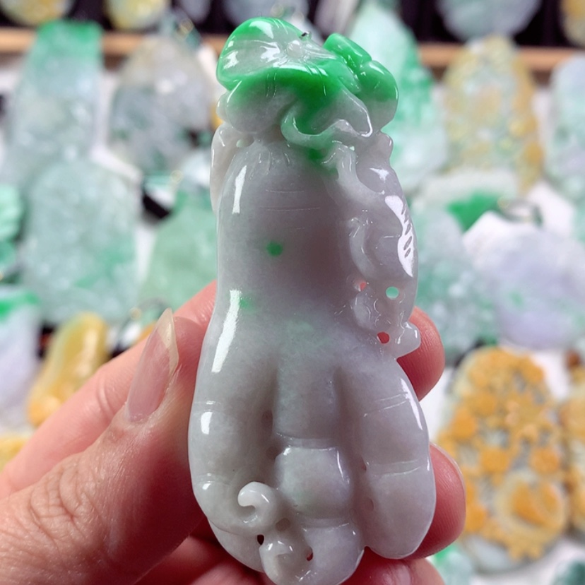 【闪购商品】翡翠吊坠(不含链)未镶嵌