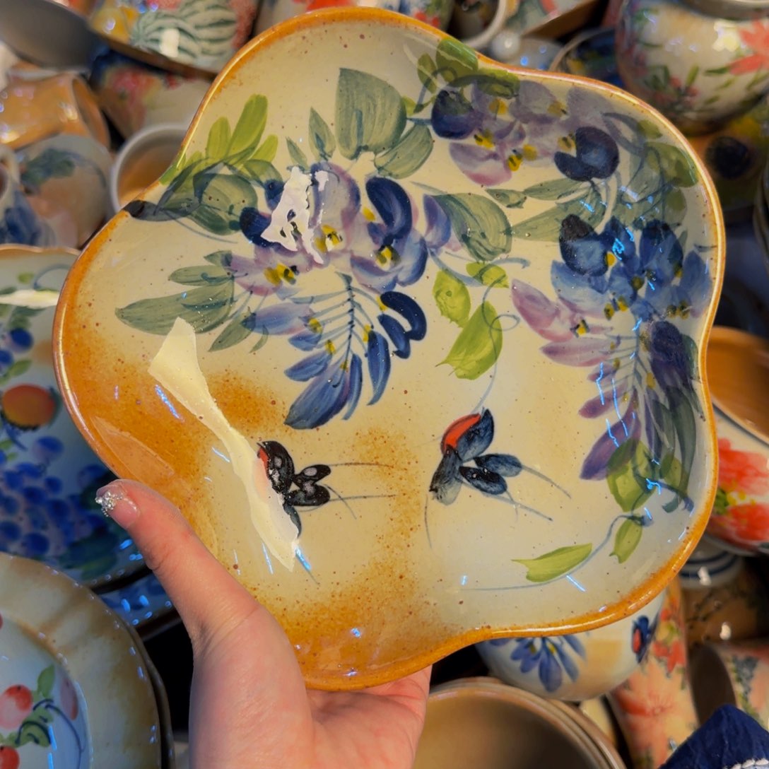 瓷片景德镇陶瓷手工手绘