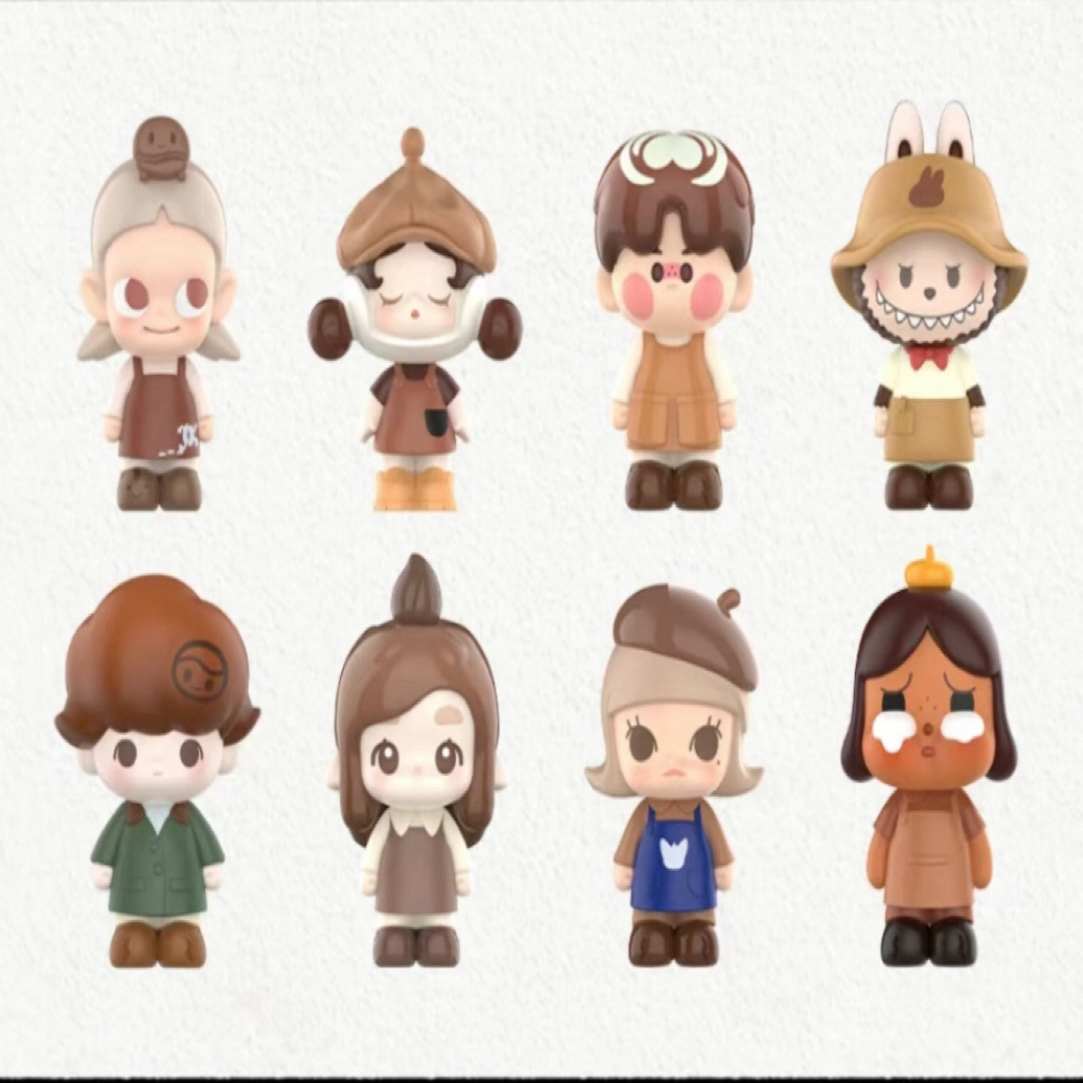 （主播代拆）泡泡咖啡萌粒盲盒盲袋可爱公仔摆件礼物推荐