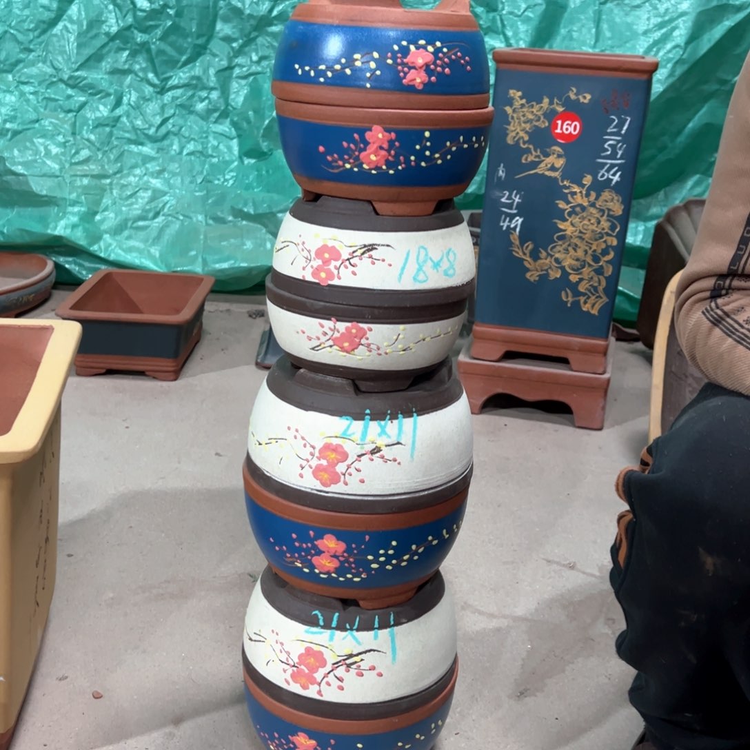 紫砂花盆紫砂花盆