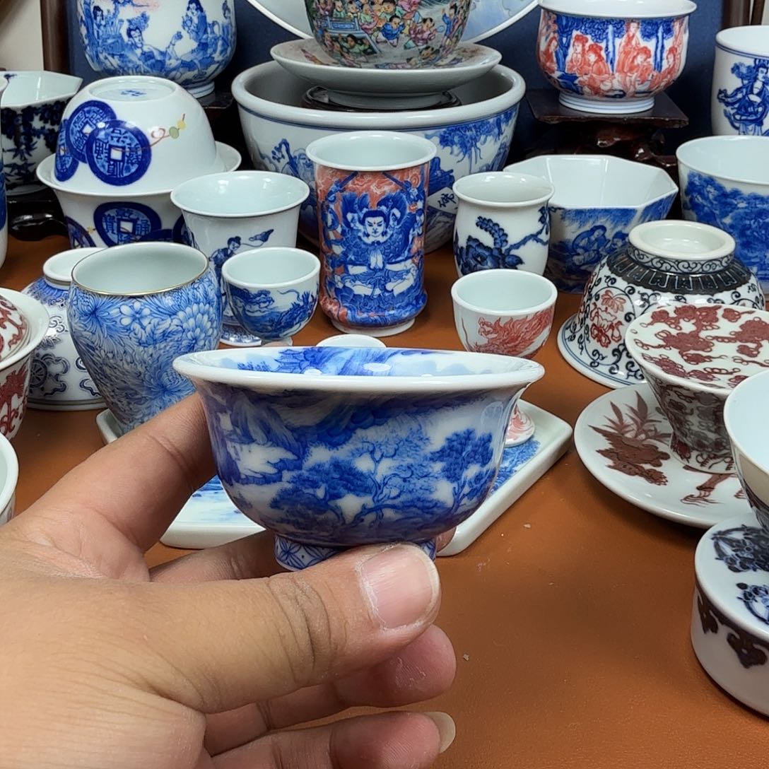 杯子景德镇全手工手绘陶瓷