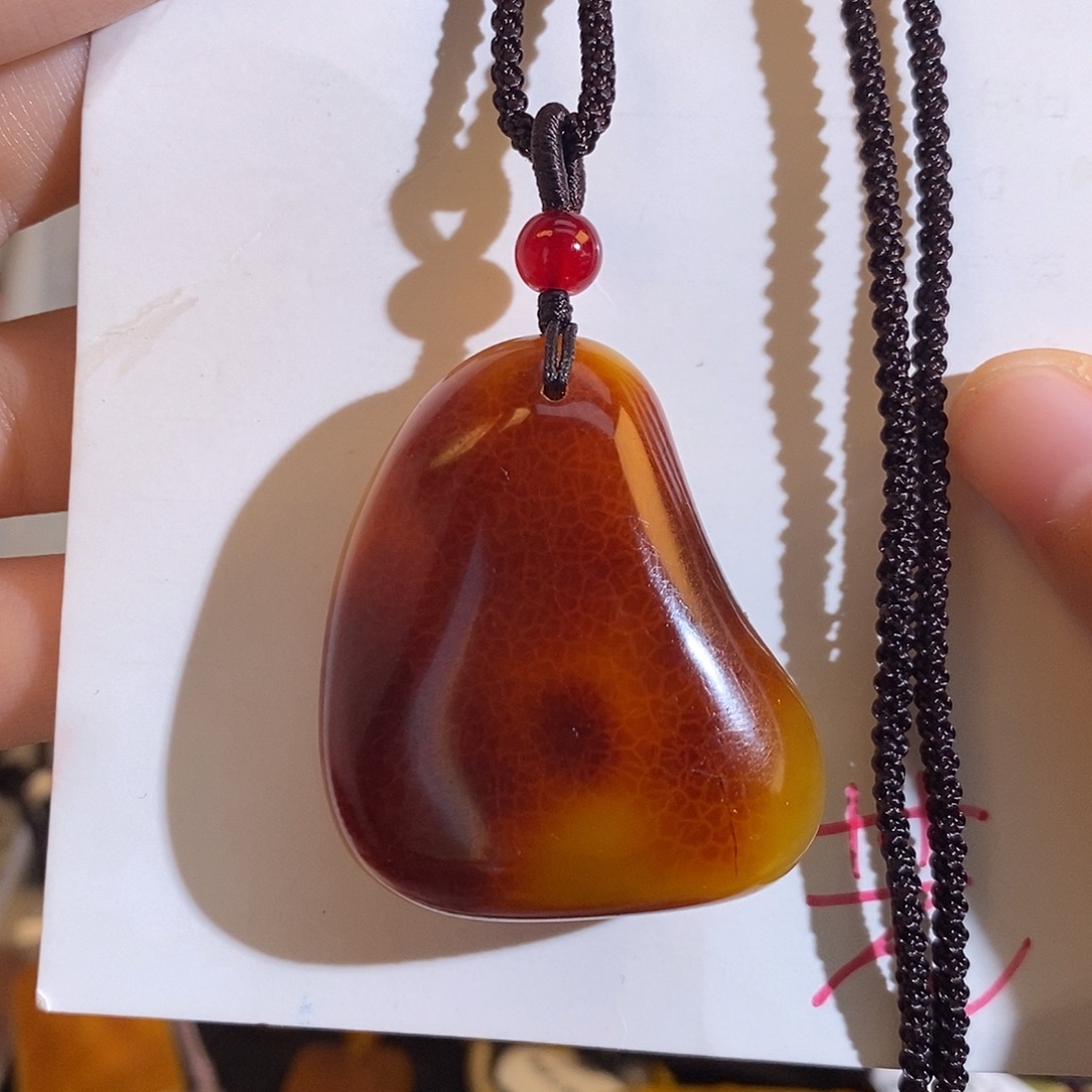 定制琥珀未镶嵌蜜蜡吊坠