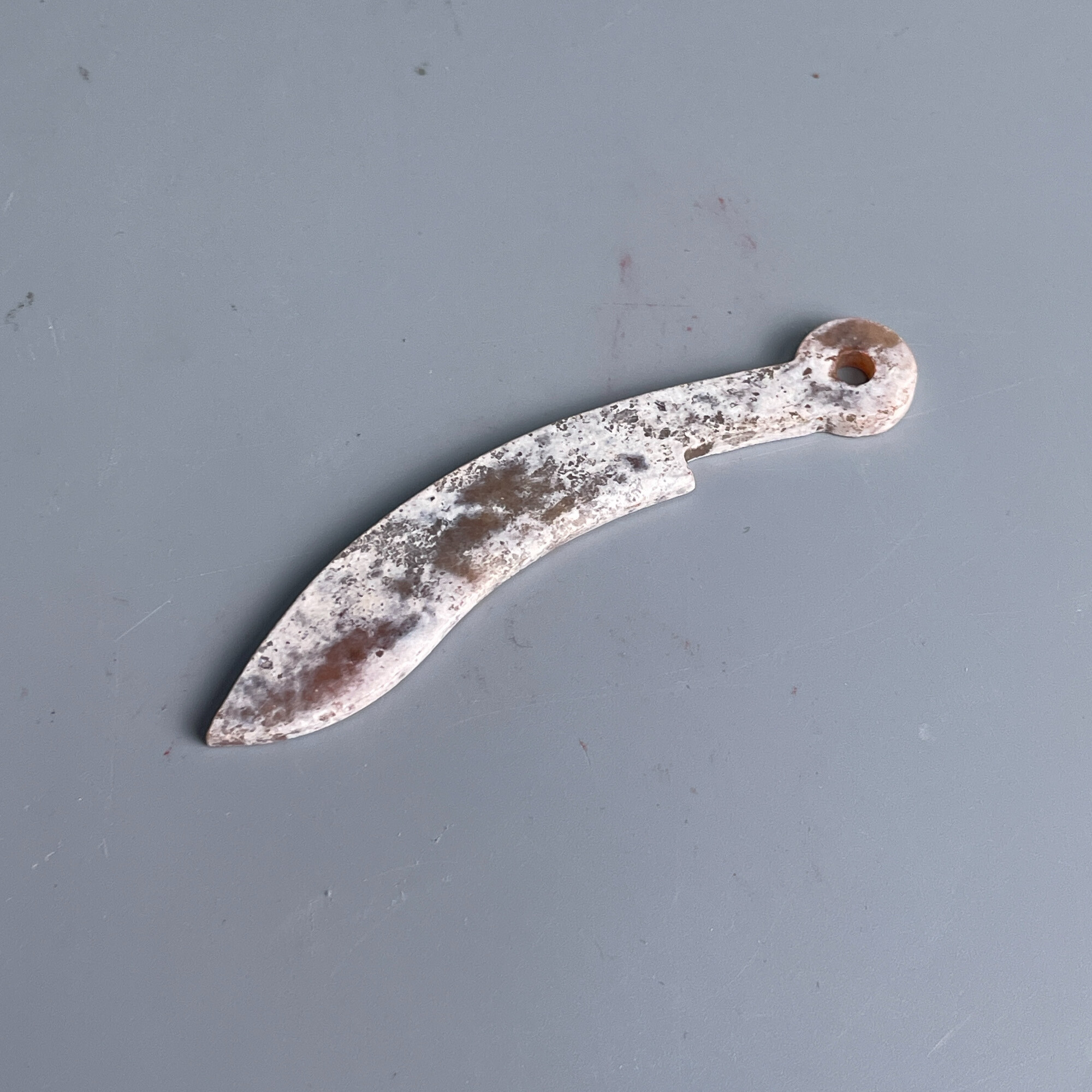 20世纪中期到后期和田玉挂件-M25AT008E68/手把件/摆件/绣花张