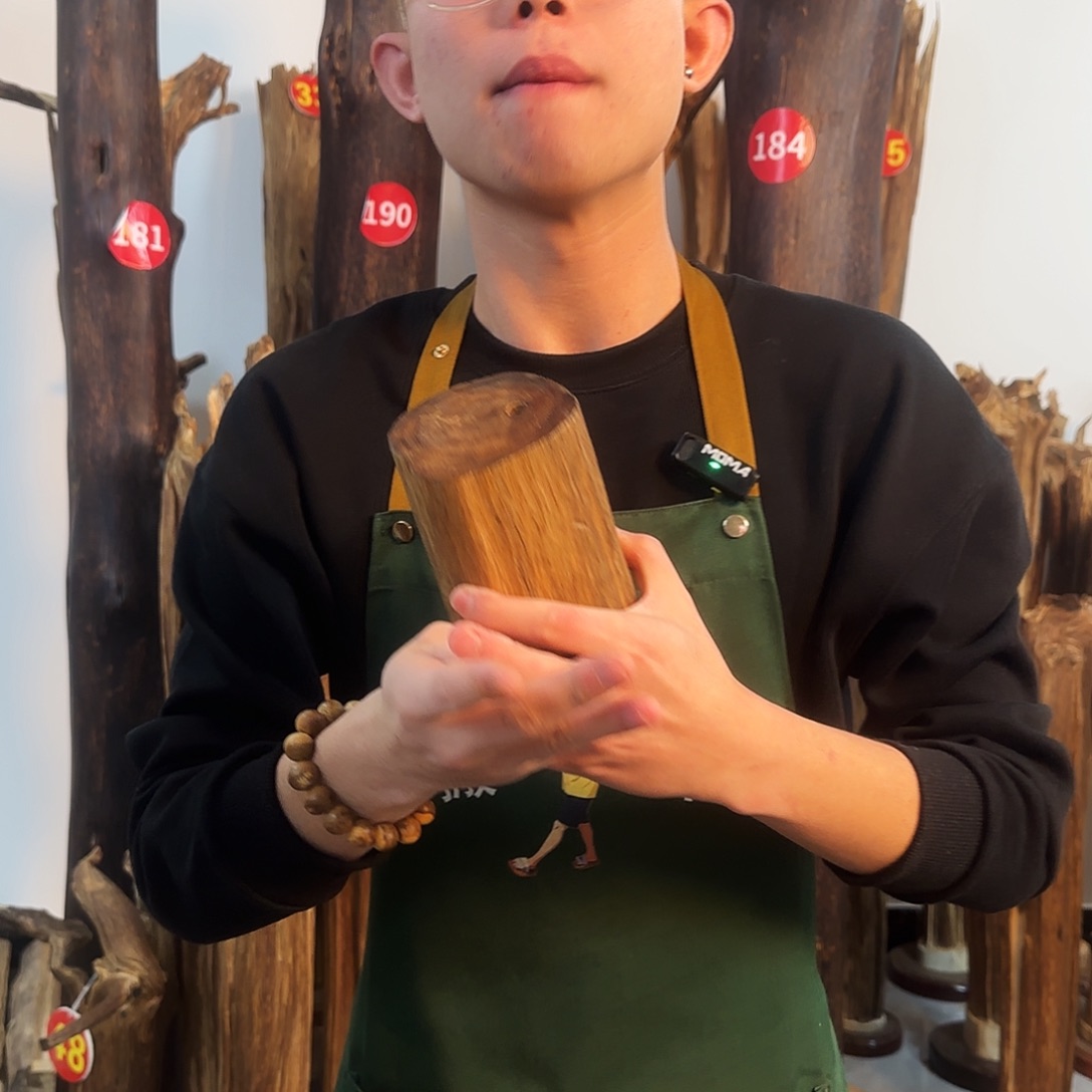 沉香摆件天然沉香原木摆件➕底座