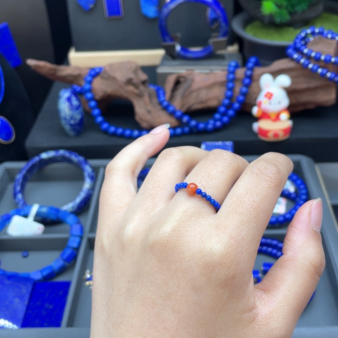 未镶嵌青金石戒指福利不做证书