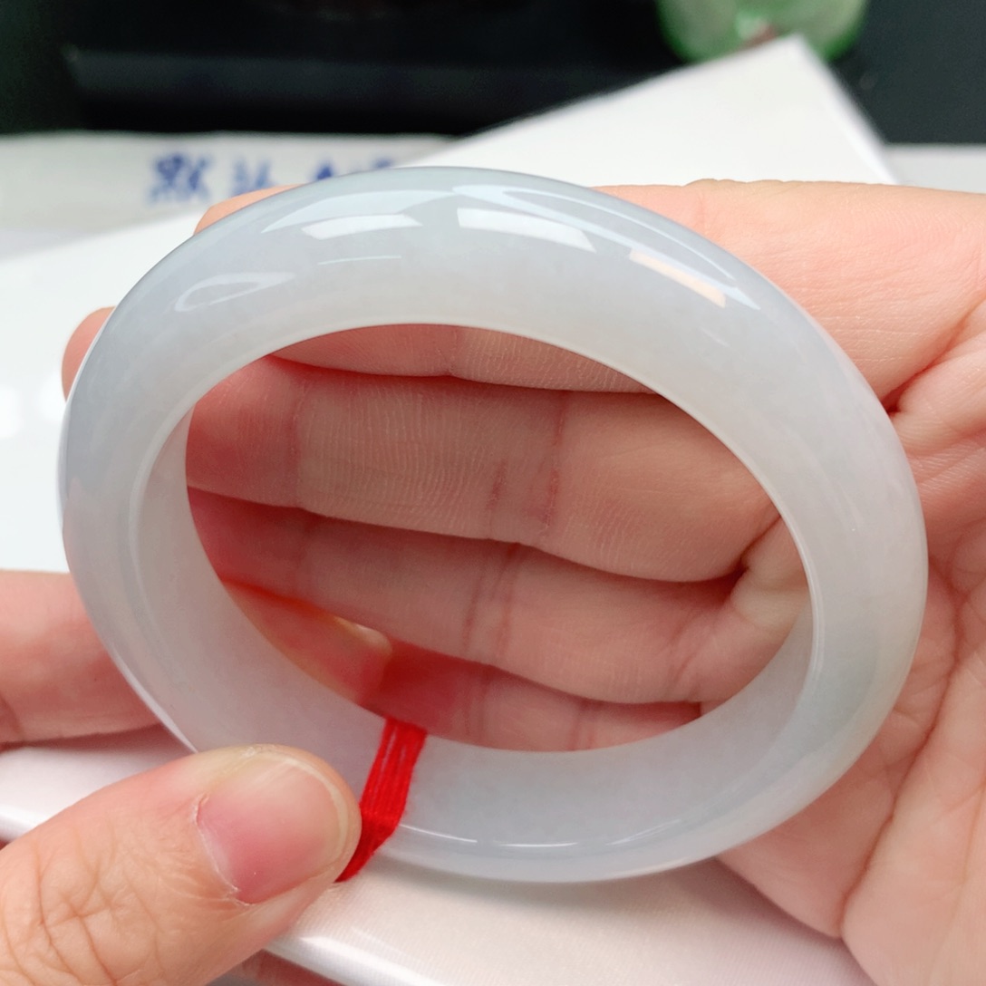 未镶嵌手镯翡翠53-55圈