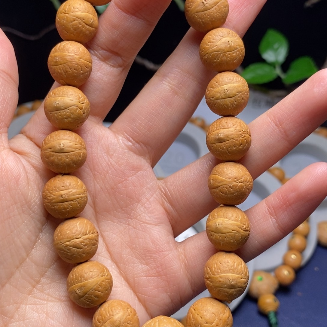 凤眼菩提吊坠13.5手串