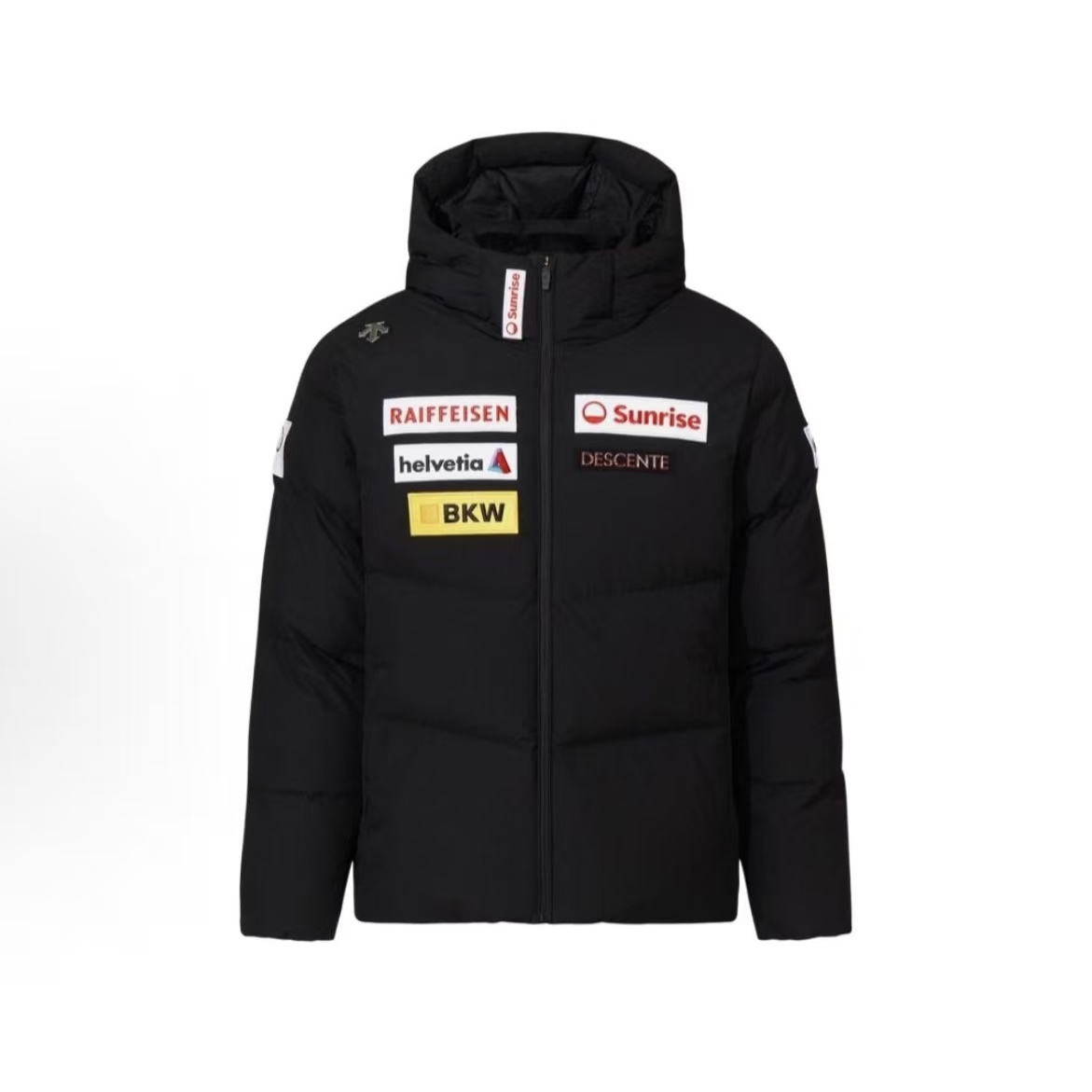 DESCENTE/迪桑特25年新款联名 防风户外宽松连帽长袖韩版羽绒服 