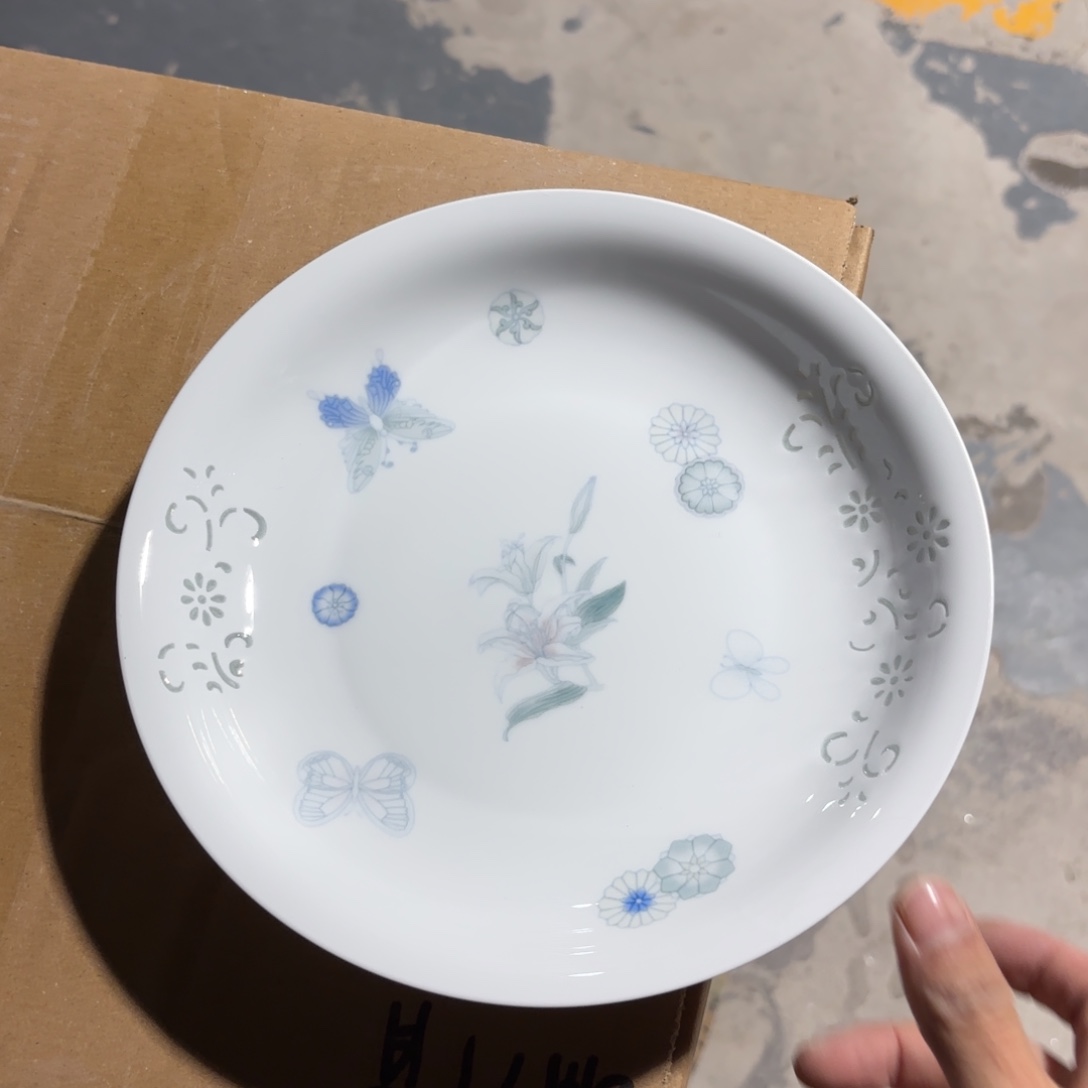 瓷碗景德镇陶瓷两只微瑕