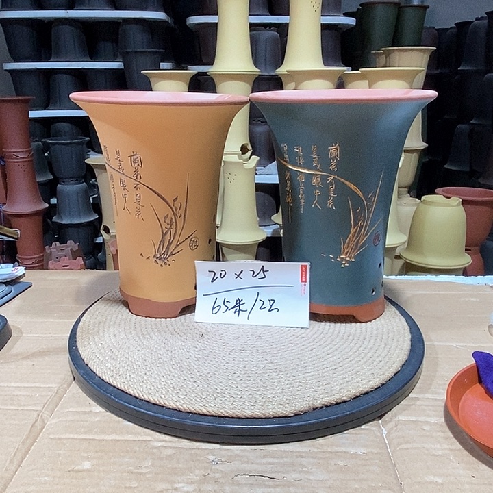 紫砂花盆紫砂花盆