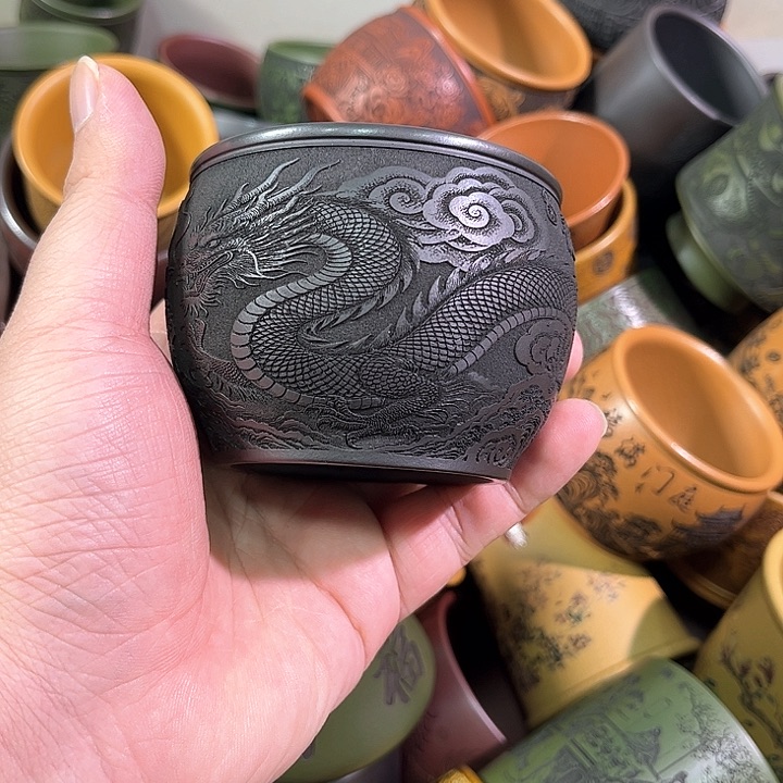 茶杯紫砂全手工紫砂主人杯