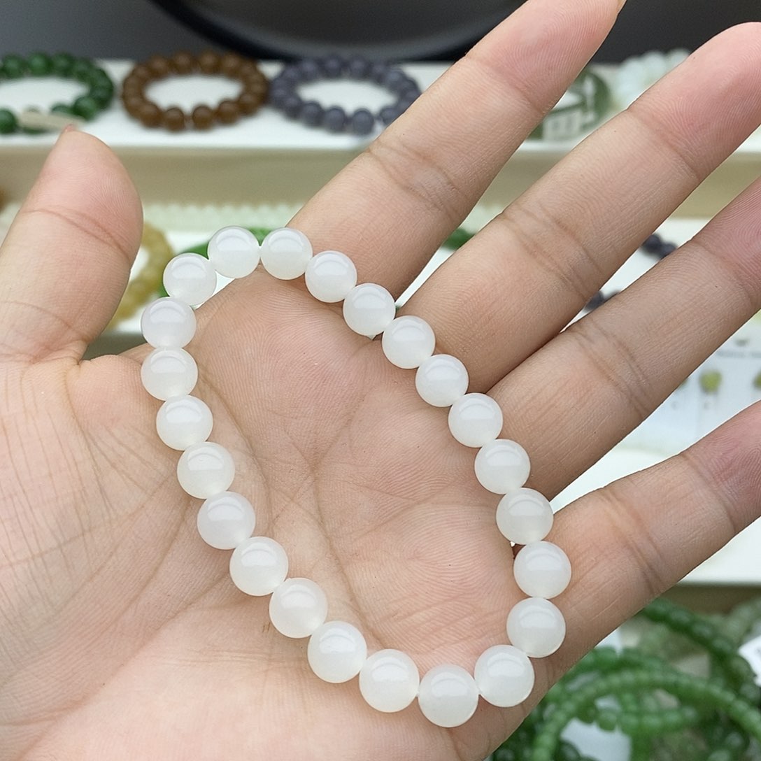 和田玉手链未镶嵌