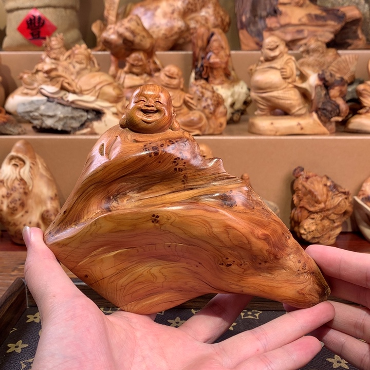 柏木（崖柏）根雕摆件