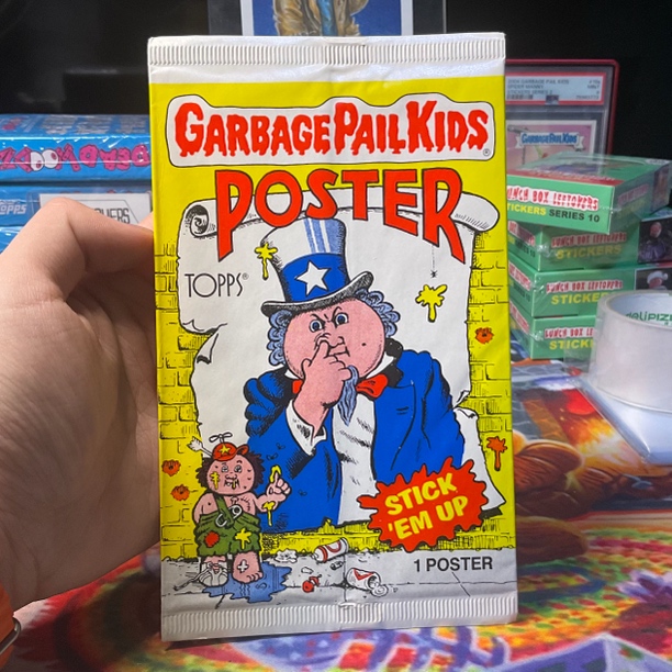【GPK】Topps 垃圾桶小子1986元年海报 复古收藏海报