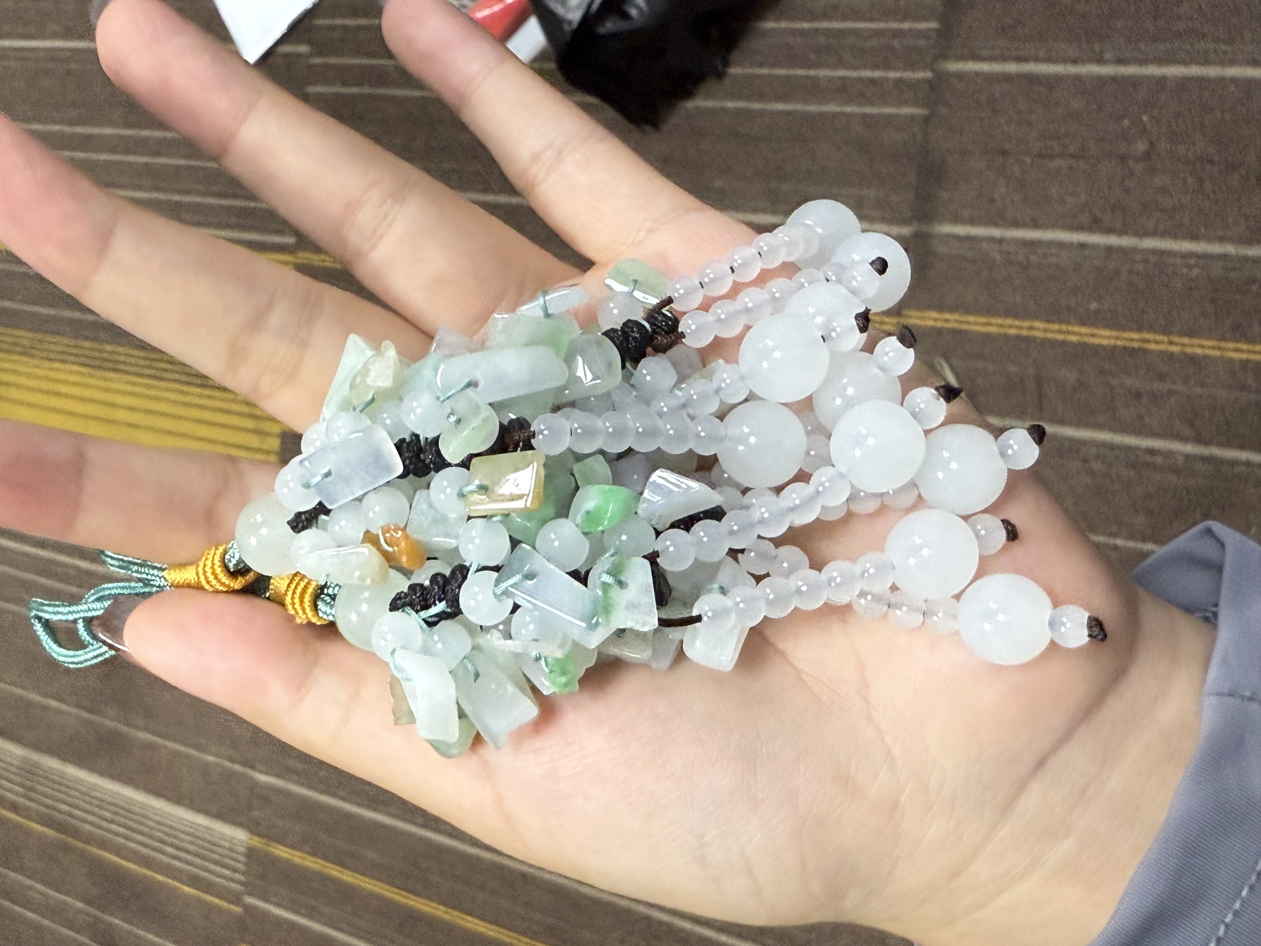 纯天然A货翡翠车挂