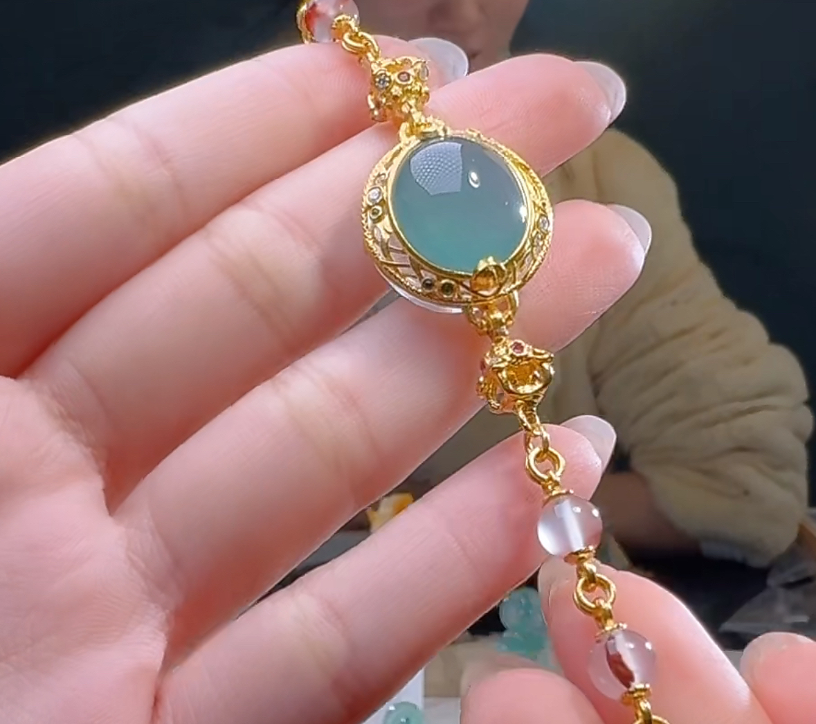 天然A货翡翠手链