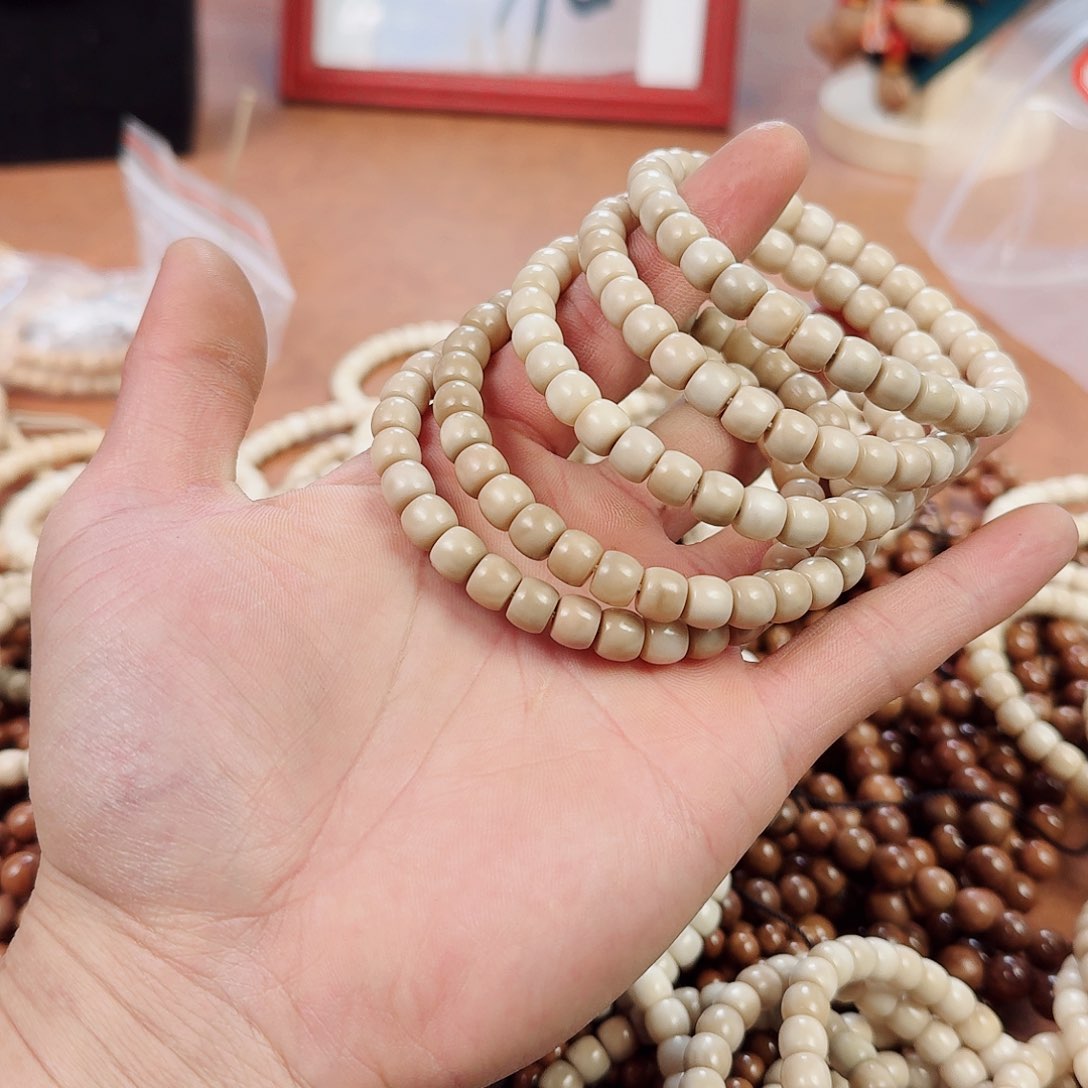 手串菩提根/象牙果龙脊菩提直切单圈