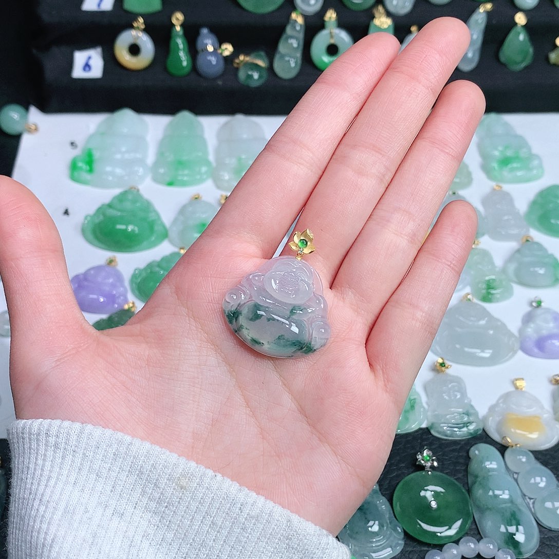 翡翠吊坠(不含链)未镶嵌翡翠