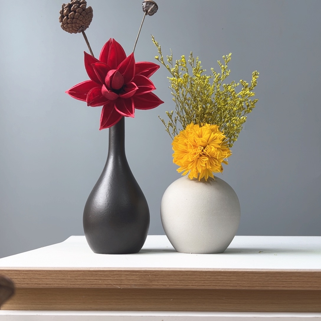 瓶花瓶带花高度20-30厘米左右