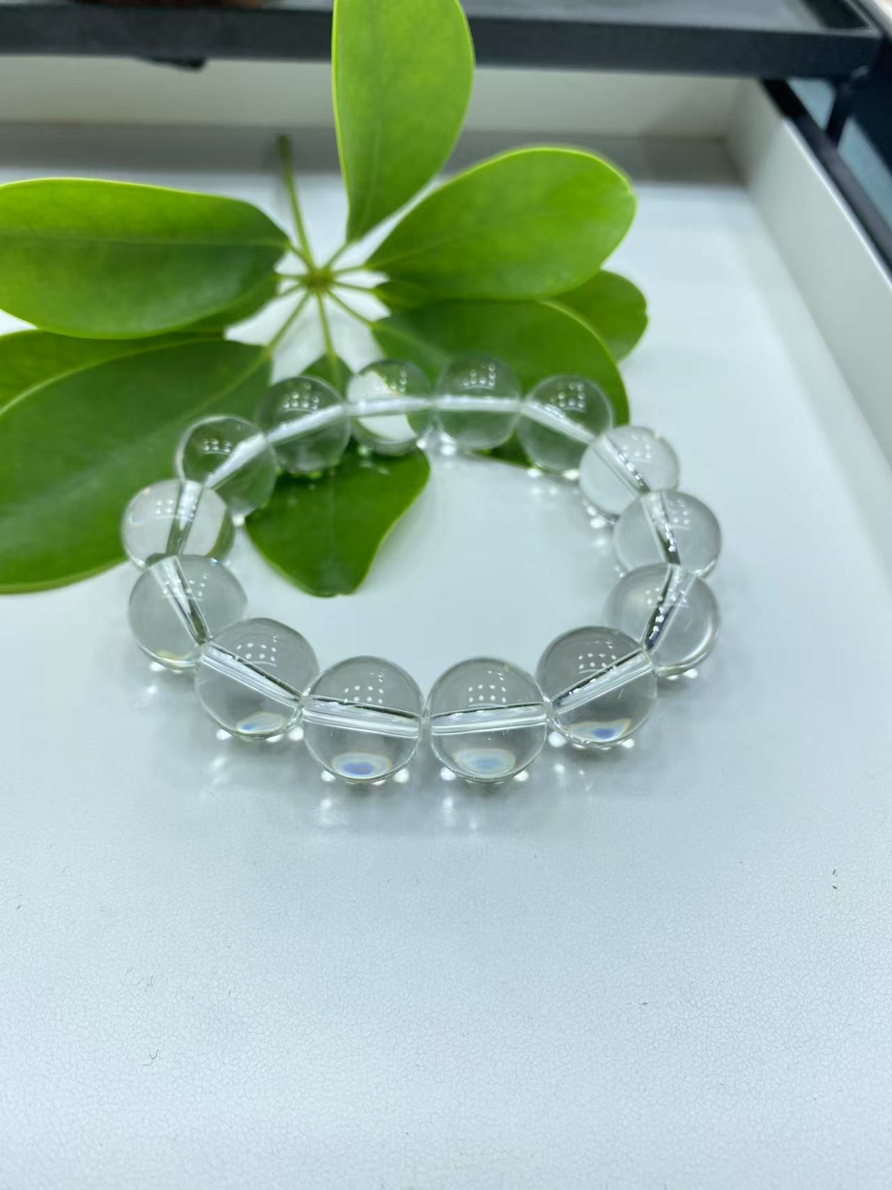 （鑫玥福）A105 白水晶16mm单圈手串