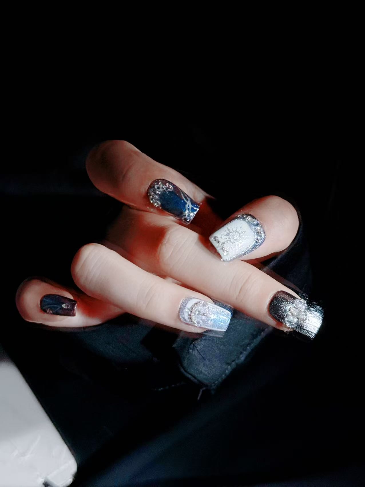 光与夜 纯手工穿戴甲（十片装）