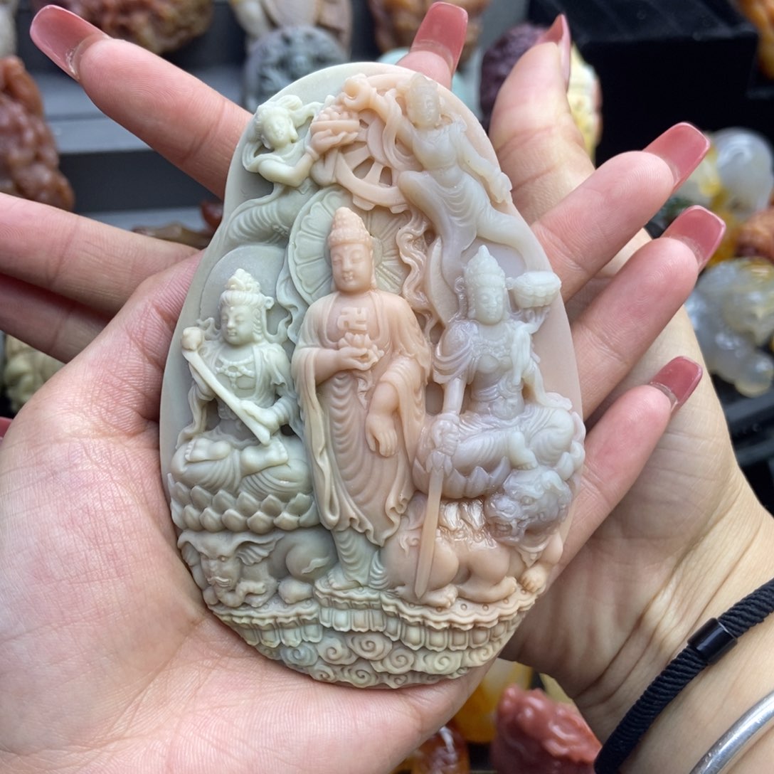 石英质玉挂件未镶嵌