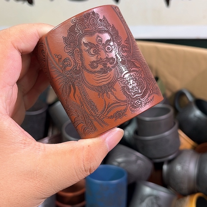 茶杯紫砂全手工紫砂主人杯