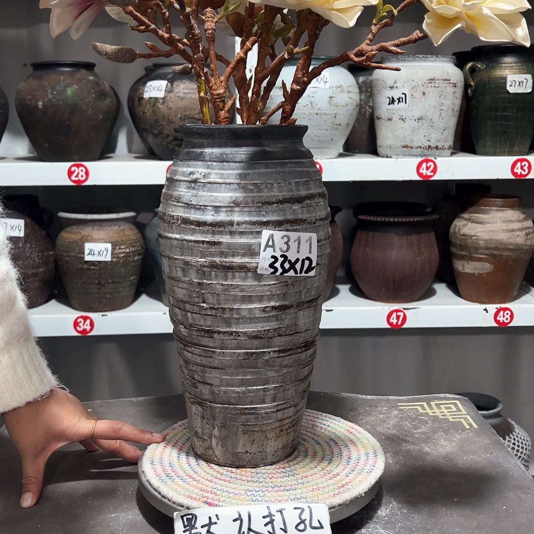 红陶101做旧灰白无孔备注