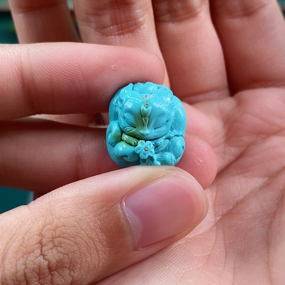 绿松石珠宝奇石未镶嵌
