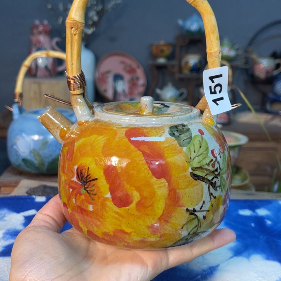 杯素浅陶瓷手工手绘