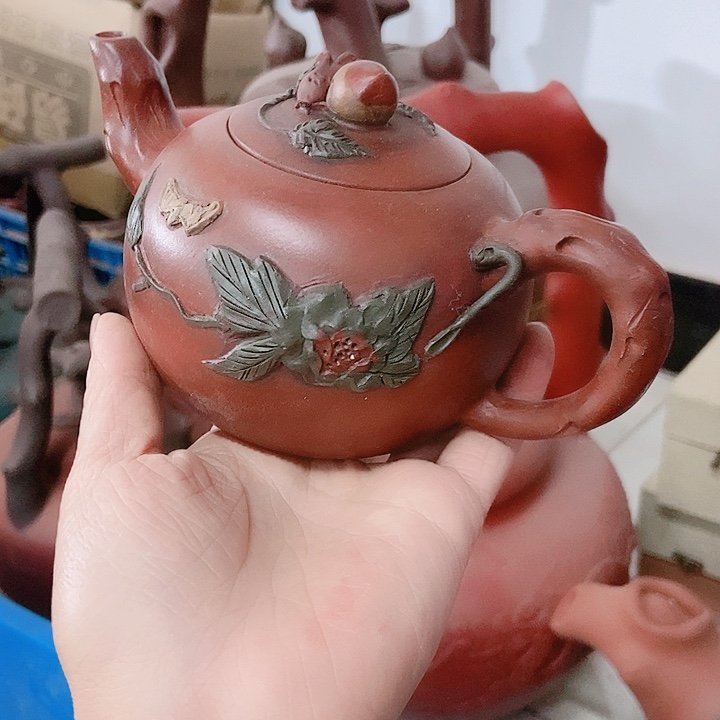 紫砂茶杯宜兴紫砂手工制作