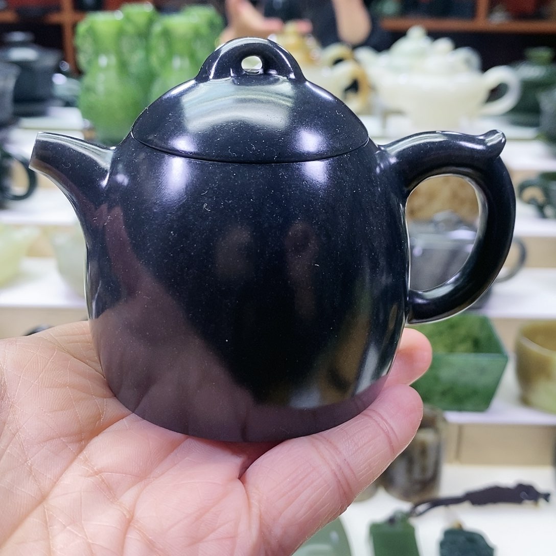 和田玉茶壶未镶嵌150m l