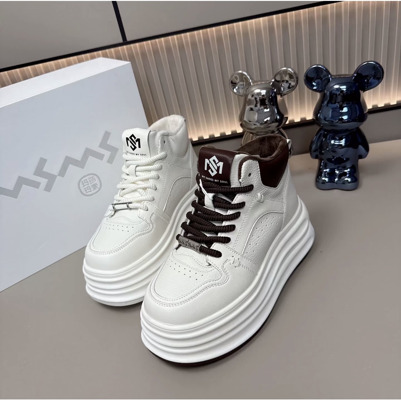 【玛莎玛索】22-1690dm冬季大棉新款运动时尚百搭厚底休闲女鞋