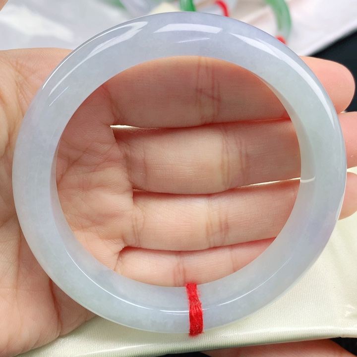 翡翠手镯未镶嵌冰蓝紫59