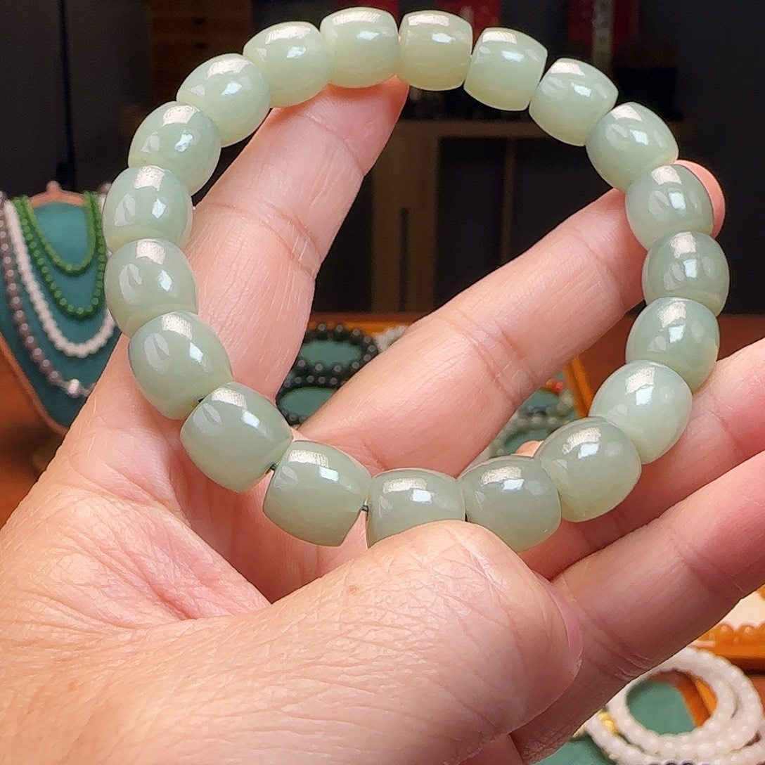 和田玉未镶嵌手链