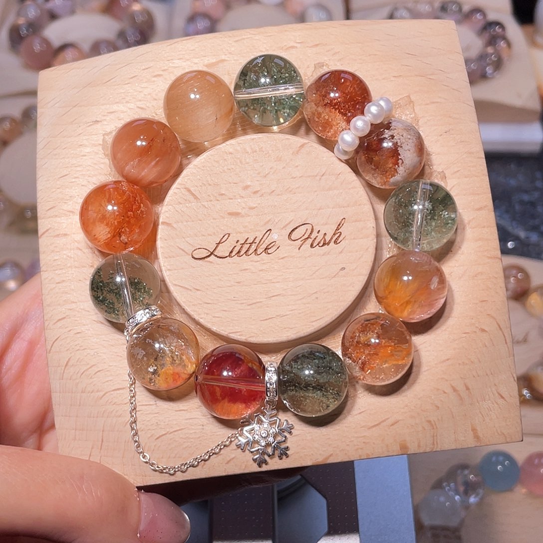 水晶未镶嵌手链水晶多宝