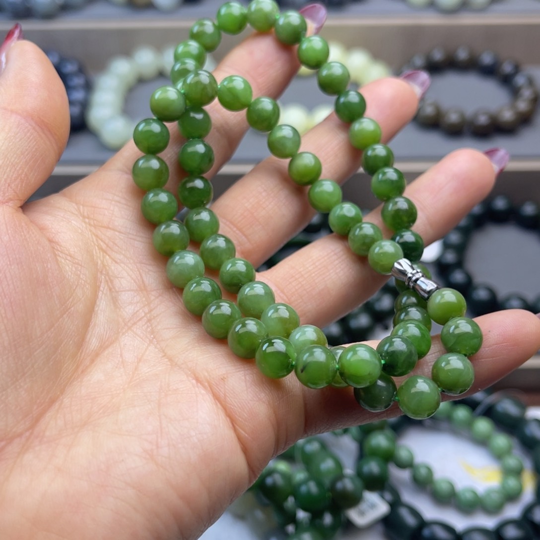 和田玉手链未镶嵌