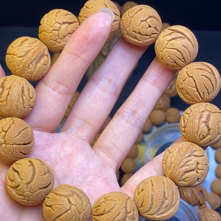 桃核吊坠秦岭龙纹桃核22