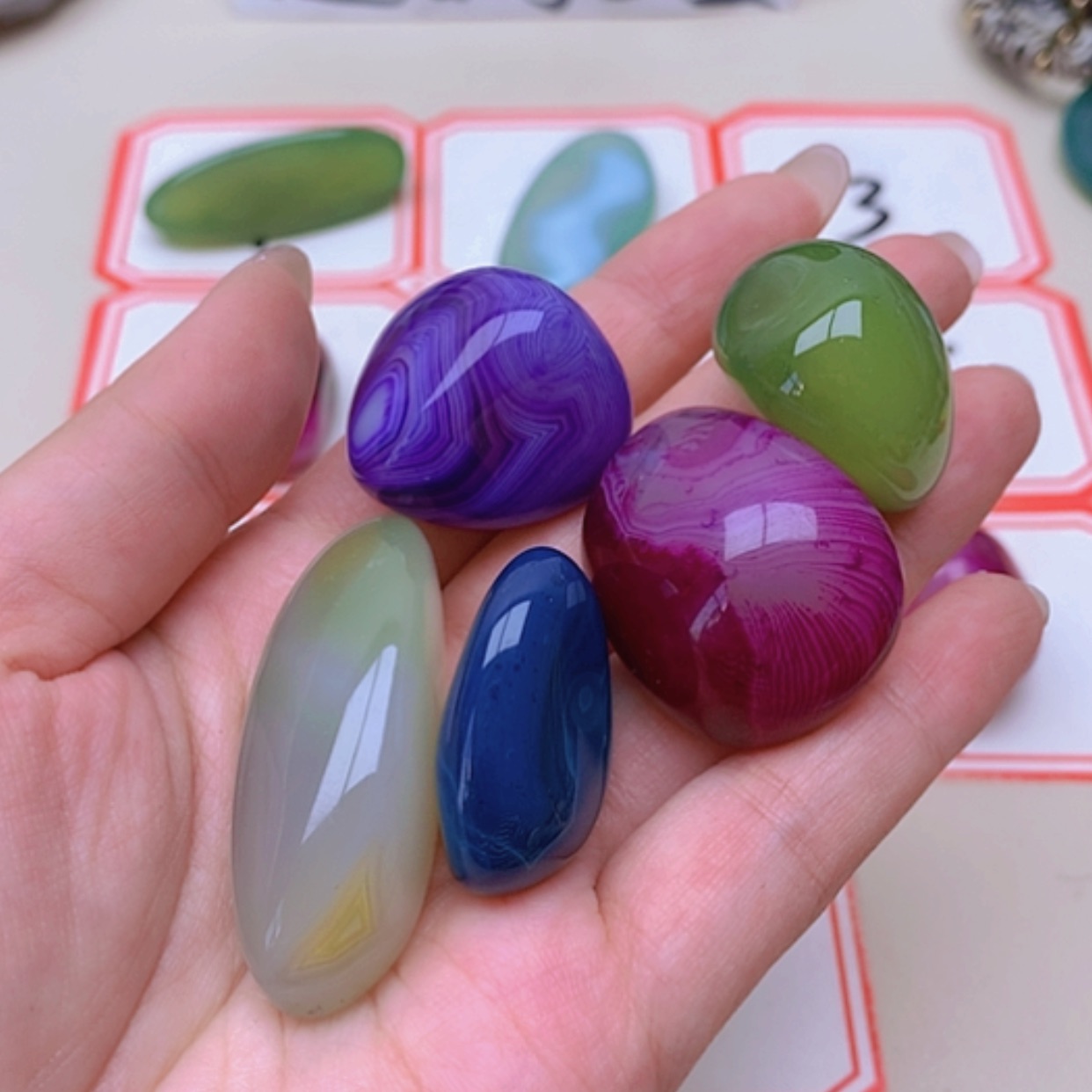 【闪购商品】未镶嵌玛瑙/玉髓珠宝半成品胖*雪