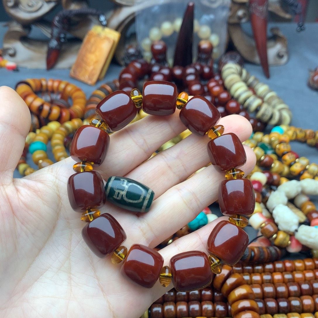 明***你牛骨手串/手链牦牛角手串