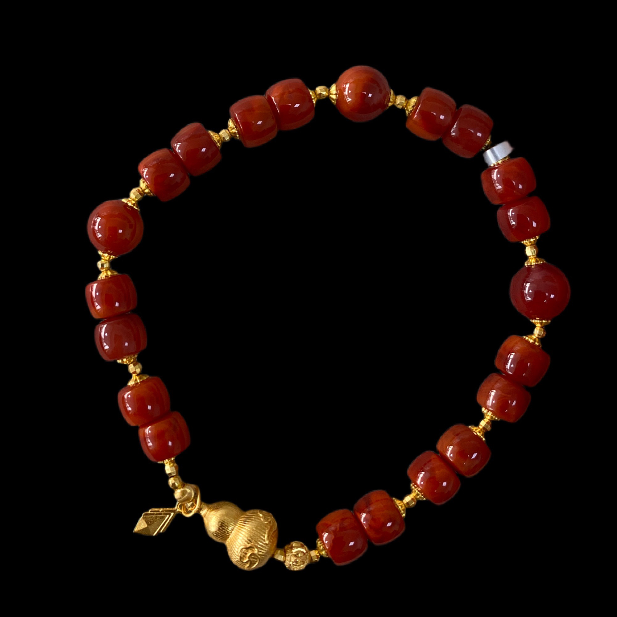 N4083南红手串孤品