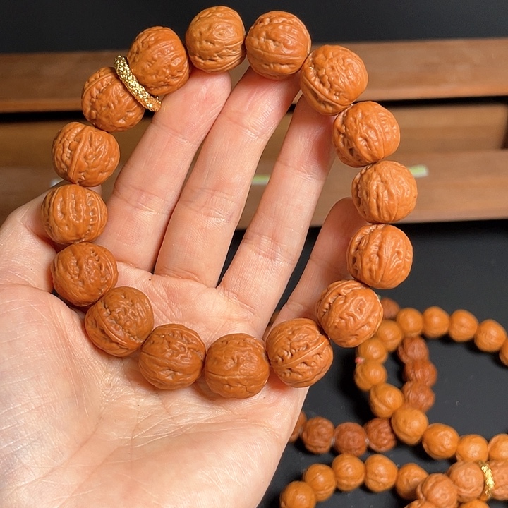 文玩核桃手串呆*小核桃1.6