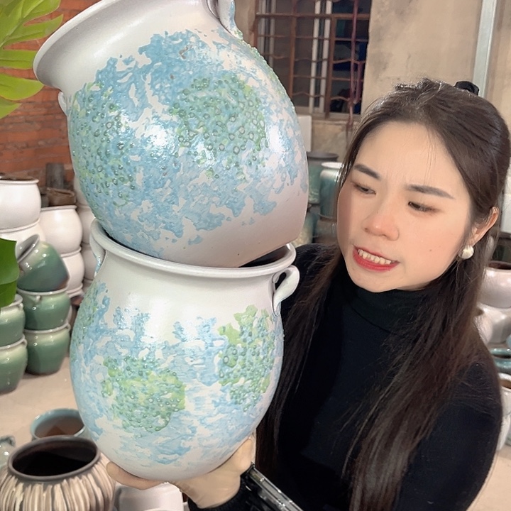 正品口19高25花盆……