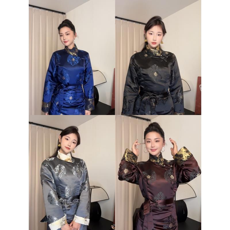 染坊仓藏装藏服四色可选西藏服博拉春夏新款气质百搭拉萨服