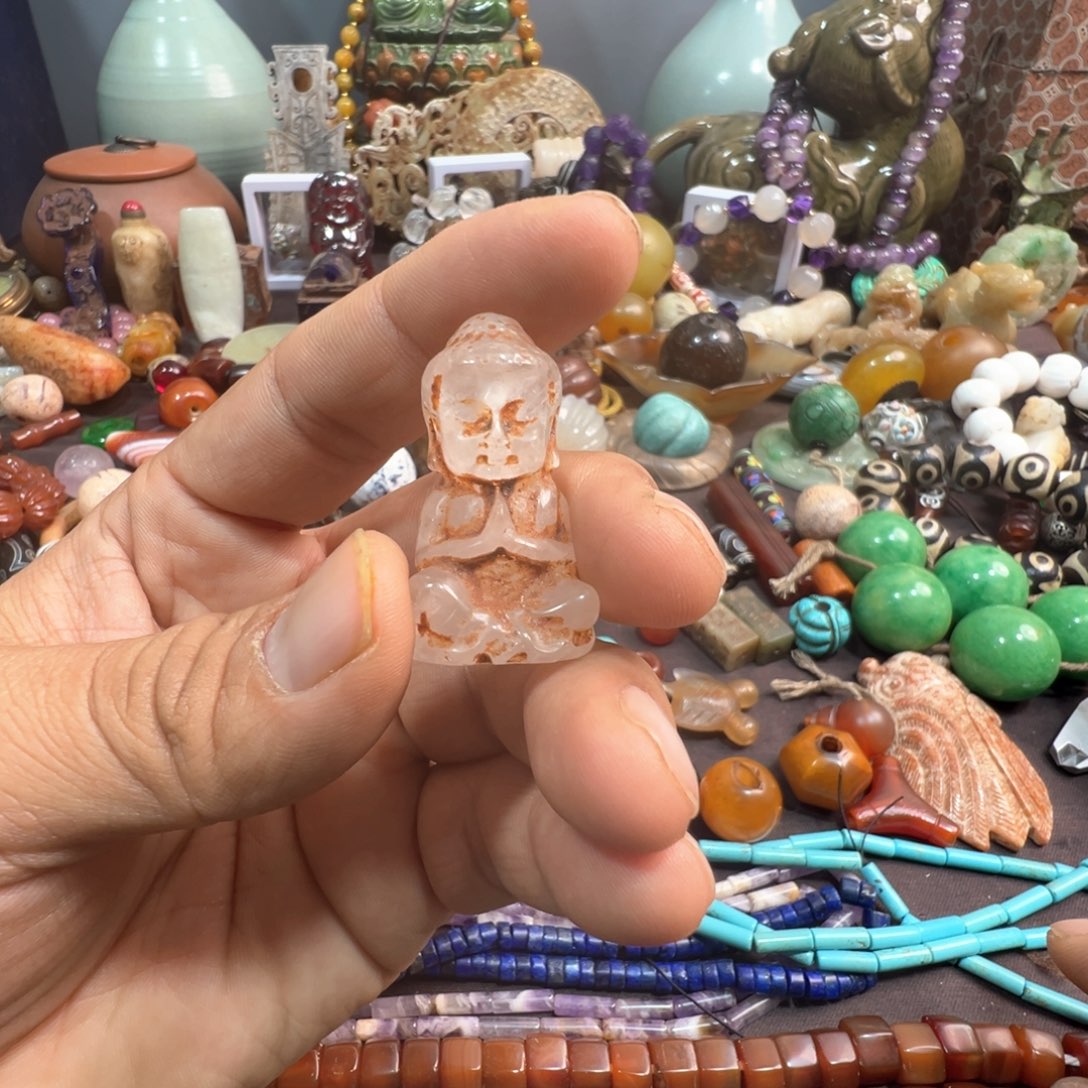 琥珀裸石未镶嵌小*汁做工精细精致大方大气