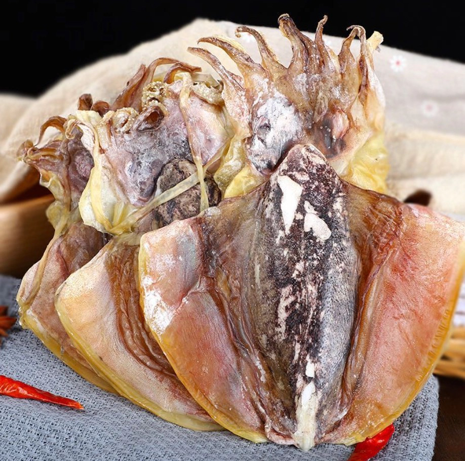 北海渔民 网晒墨鱼干 海鲜干货适合煲汤滋补的佳品