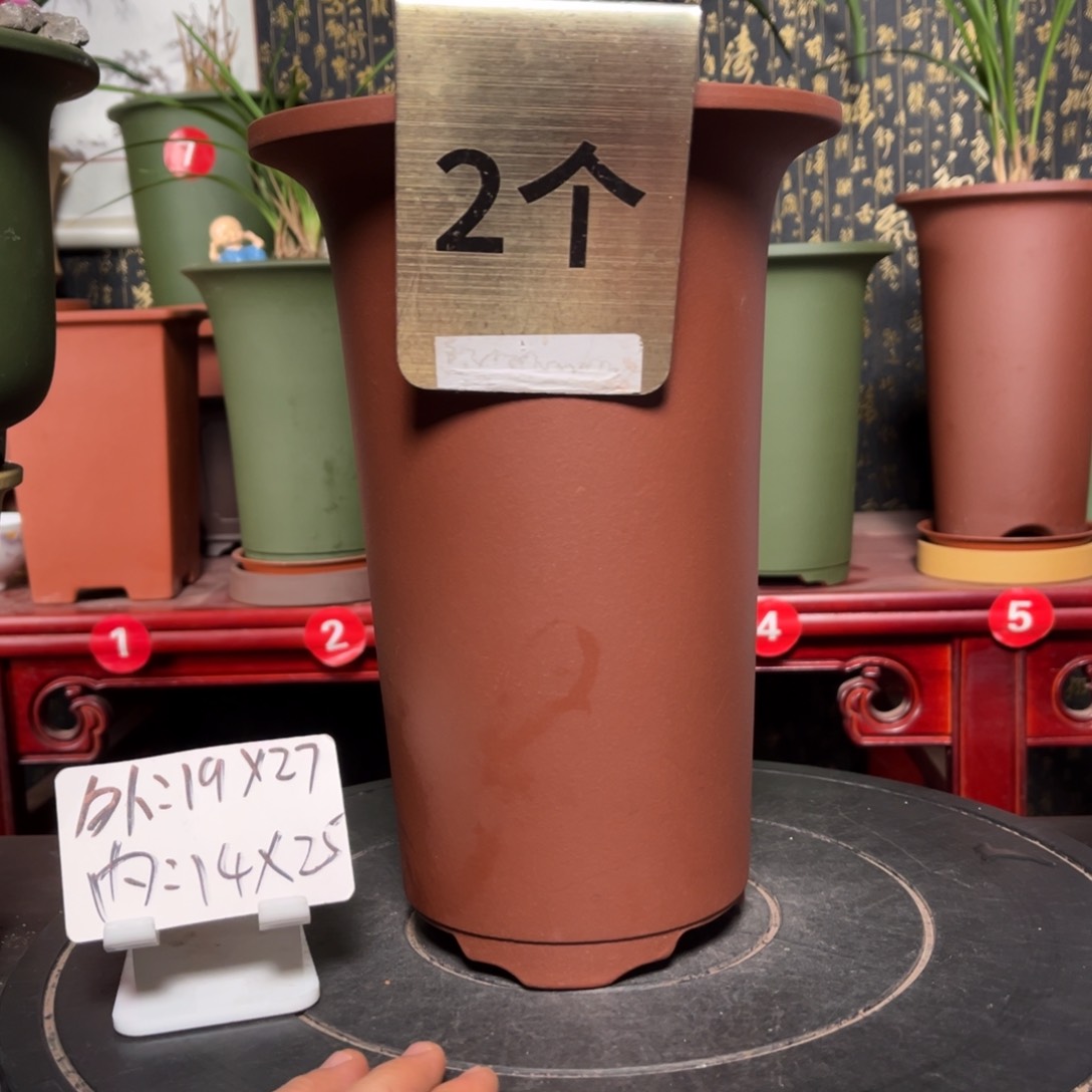 紫砂花盆紫砂花盆