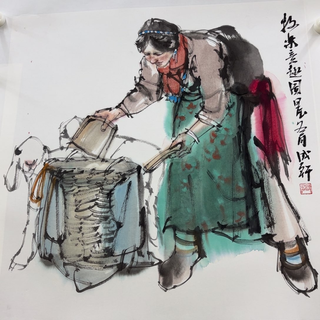 国画莯*张成轩 5353李欣主播 