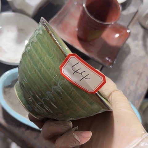 瓷片国营厂库存微瑕12厘米44
