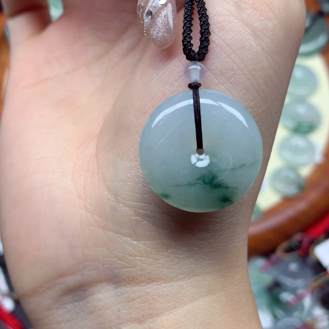 翡翠未镶嵌颈饰吊坠23/5.6mm